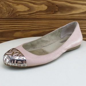 BCBGeneration Size 6 Flat Shoes Pink‎ Leather Women M